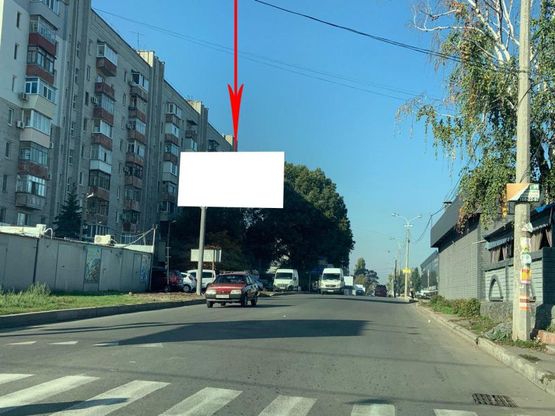 Фото рекламной плоскости по адресу 126B,вул. Калинова, 1