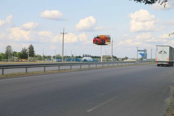 Фото рекламной плоскости по адресу m016B,Донецьке шосе, навпроти буд. 162