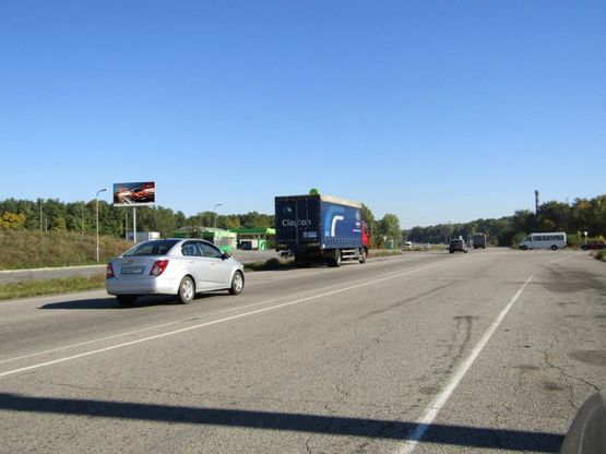 Фото рекламної площини за адресою m029B,Криворізьке шосе - вул. Поточна, АЗС WOG