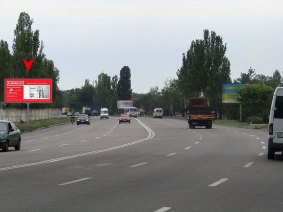 Фото рекламной плоскости по адресу m032B,вул. Маршала Малиновського, Мерефо-Херсонський міст, база Металопрокату