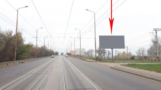 Фото рекламної площини за адресою s127A,заїзд на Амурський міст з Лівого берега