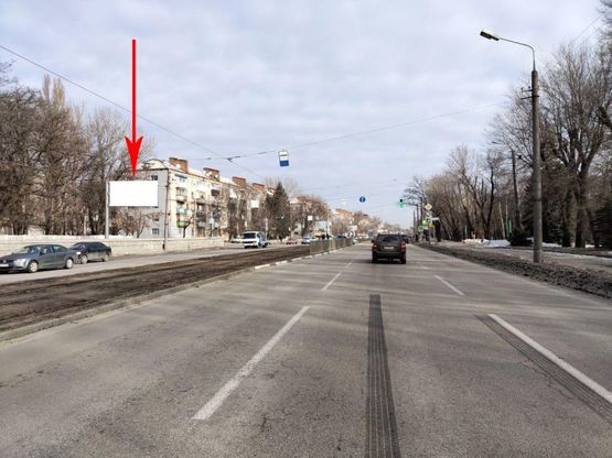 Фото рекламной плоскости по адресу t082B,просп. Богдана Хмельницького (Героїв Сталінграда) - вул. Гавриленка, біля світлофору