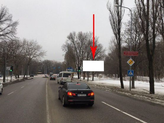 Фото рекламной плоскости по адресу t102A,вул. Аеропортівська, перед Запорізьким шосе, біля світлофора