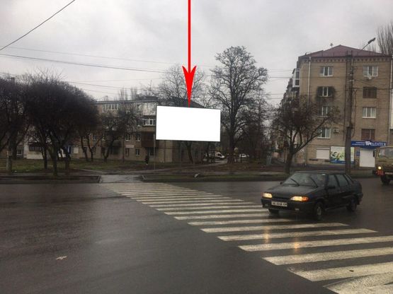 Фото рекламной плоскости по адресу Zp012A,Моторобудівників просп. - Іванова вул.