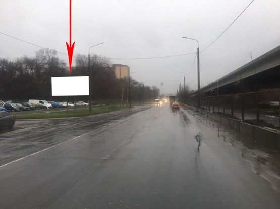 Фото рекламной плоскости по адресу Zp023B,Прибережна автомагістраль - 12-го квітня вул.