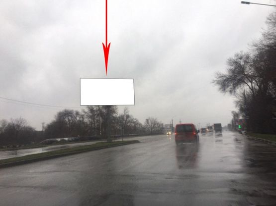 Фото рекламной плоскости по адресу Zp026A2,Прибережна автомагістраль, Університетська клініка ЗДМУ