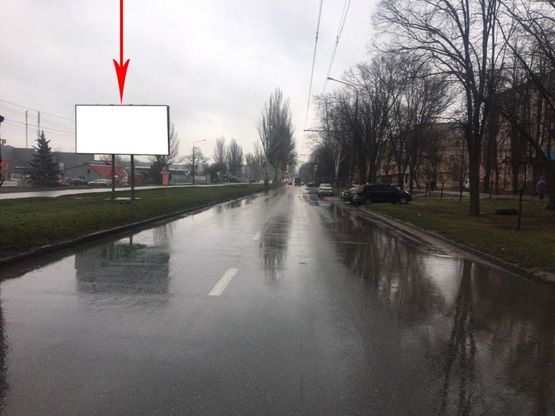 Фото рекламної площини за адресою Zp029A2,Космічна вул. - Олександра Говорухи вул.