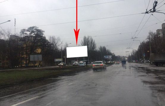 Фото рекламної площини за адресою Zp030A2,Космічна вул. - Чумаченка вул.