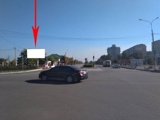 Фото рекламной плоскости по адресу дз18Б,просп. Перемоги - просп. Героїв АТО(1), біля світлофора