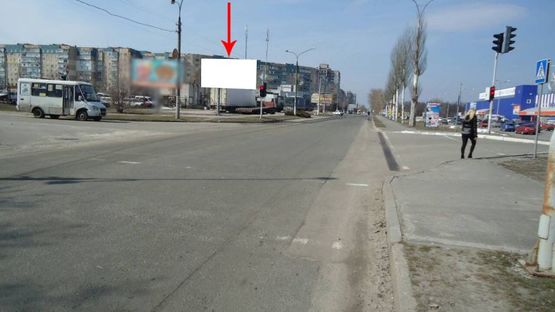 Фото рекламной плоскости по адресу дз21Б,просп. Дружби Народів, навпроти гіпермаркету "Епіцентр"(1), біля світлофора