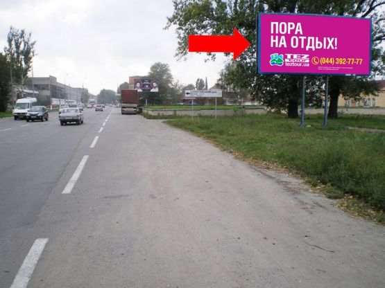 Фото рекламной плоскости по адресу дз45А,вул. Січеславський шлях, район станції "Баглій"