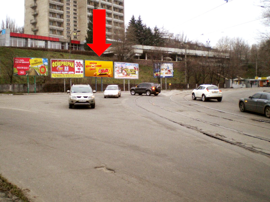 Фото рекламной плоскости по адресу дз57А,вул. Бурхана (р-н готелю "Зоря")