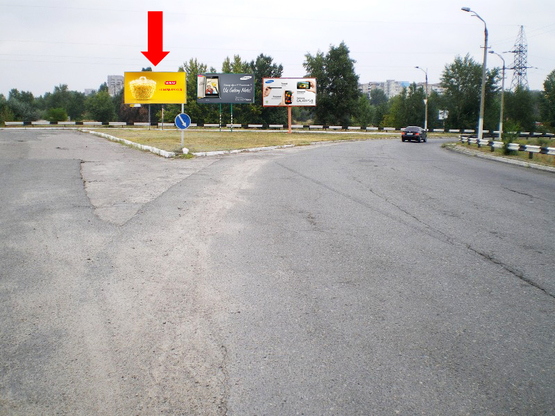 Фото рекламной плоскости по адресу дз60А,Лівий берег, з'їзд з мосту