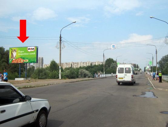 Фото рекламной плоскости по адресу дз66Б,вул. 40-років Перемоги (біля л/б моста)