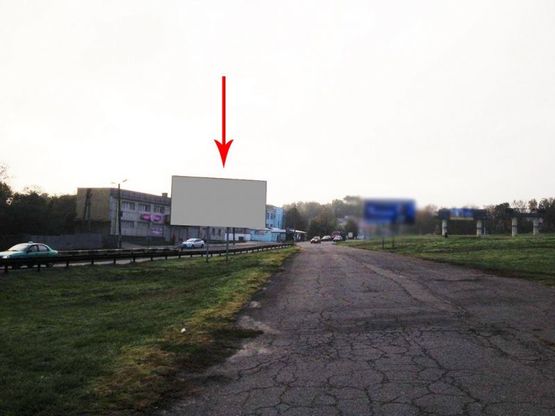 Фото рекламной плоскости по адресу дз73А,просп. Аношкіна, навпроти буд. №22