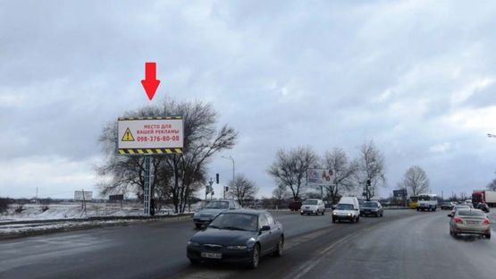 Фото рекламної площини за адресою Пв11Б,вул. Дніпровська - вул.Дзержинського