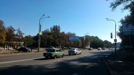 Фото рекламной плоскости по адресу Пв16Б,вул. Дніпровська, в районі буд. №551, біля світлофора