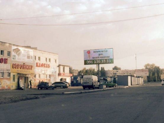 Фото рекламної площини за адресою Пв18Б,вул. Гагаріна, навпроти буд. №10