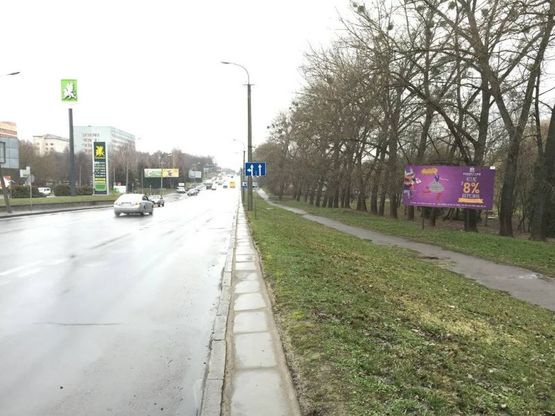 Фото рекламной плоскости по адресу м. Рівне, вул. Київська, навпроти АЗС "ОККО"