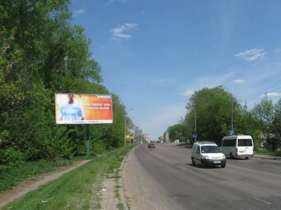 Фото рекламної площини за адресою м. Рівне, вул. Дубенська, 150а