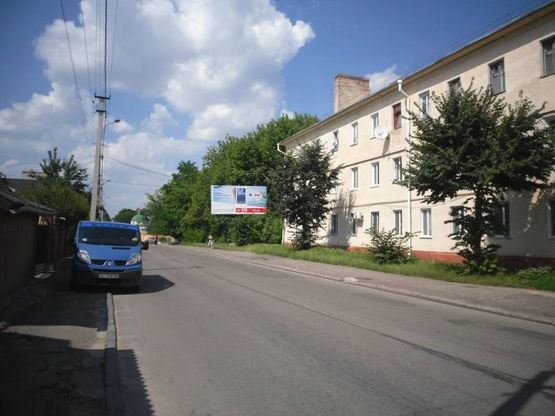 Фото рекламной плоскости по адресу м. Рівне, вул. О. Теліги, 2 (в районі перехрестя з вул. Дубенською)