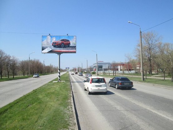 Фото рекламної площини за адресою Набережна магістраль – вул.Толстого (150м до АЗС) к порту