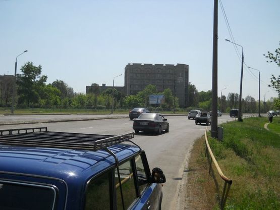 Фото рекламной плоскости по адресу Набережна магістраль  - лікарня Водників, ст.Б