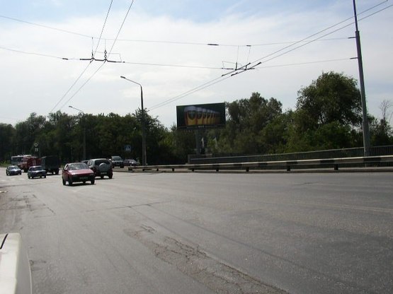 Фото рекламной плоскости по адресу вул.Б.Хмельницького — виїзд на ДніпроГЄС, напрямок в центр, ст.А