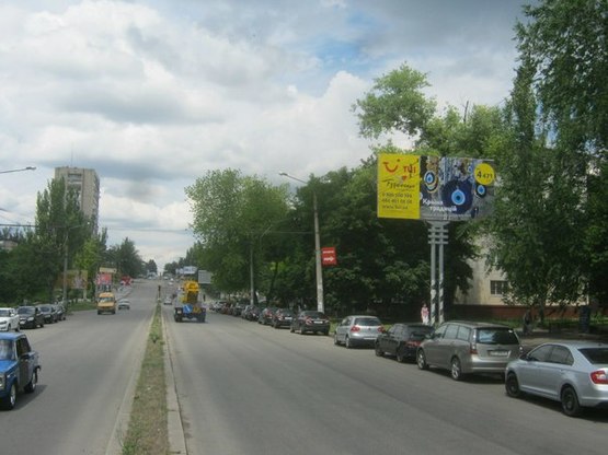 Фото рекламной плоскости по адресу вул.Перемоги - вул.Сталеварів, ст.А