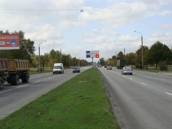Фото рекламной плоскости по адресу Набережна магістраль - вул.Толстого, парк Перемоги, напрямок руху до порту