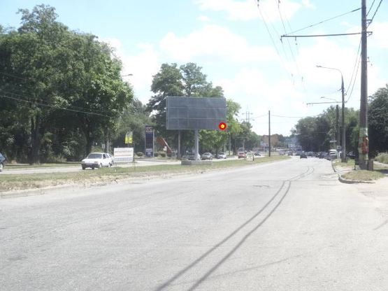 Фото рекламной плоскости по адресу вул.Діагональна - Південне шосе, напрямок руху до вул.Діагональної