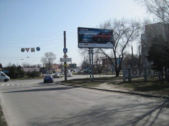 Фото рекламной плоскости по адресу вул.Гребельна - вул.Тиражна- вул. Щаслива, ст.А