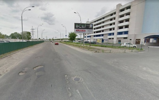 Фото рекламної площини за адресою Драгоманова Михайла  / Здолбунівська (біля супермаркету АТБ)