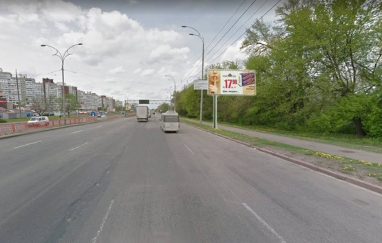 Фото рекламной плоскости по адресу вул. Академіка Заболотного, 90 , напроти
