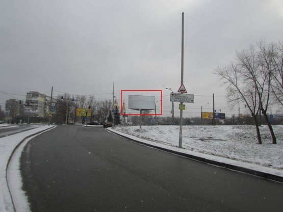 Фото рекламної площини за адресою Дарницкое шоссе, выезд на ул.Привокзальная