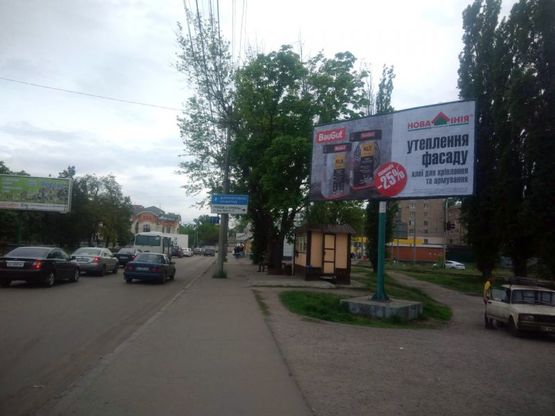 Фото рекламной плоскости по адресу вул. Леонова (південний)