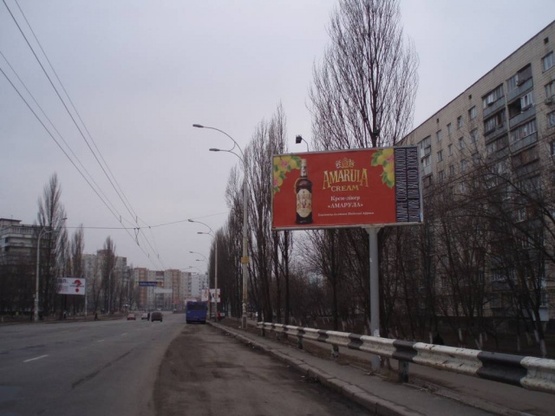 Фото рекламной плоскости по адресу Малиновского, 25