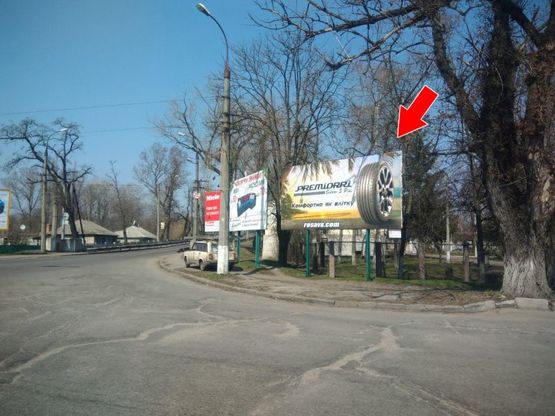 Фото рекламної площини за адресою вул. Приходько, пров. Літературний