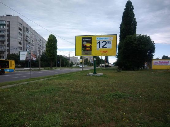 Фото рекламной плоскости по адресу пр. Лесі Українки (пр. 50 років Жовтня) (Простір)