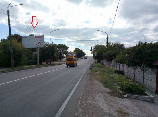 Фото рекламной плоскости по адресу вул. Київська, 105