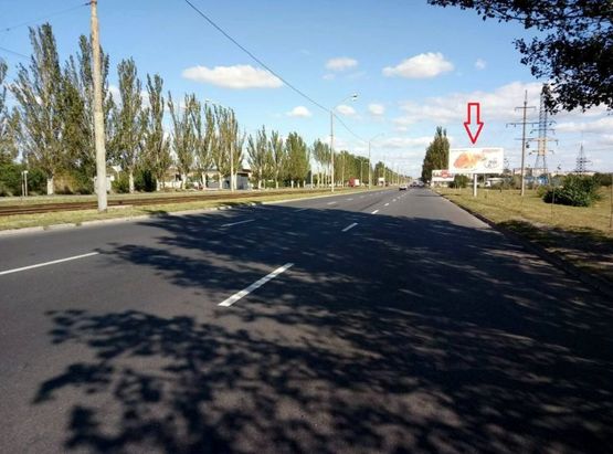 Фото рекламной плоскости по адресу Донецьке Шосе,22 -вул. Новочеркаська
