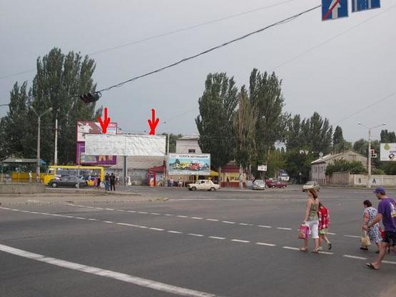 Фото рекламной плоскости по адресу Ат.Головатого №161/2 Седьмая Пересыпская А правая