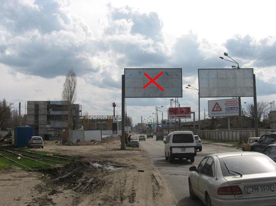 Фото рекламной плоскости по адресу Ат.Головатого (возле дома №141 по Черноморского Казачества) А левая