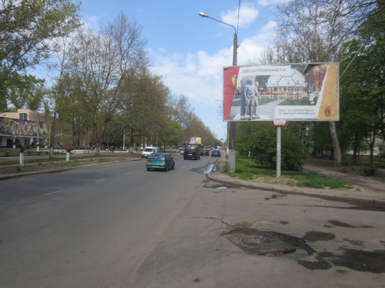 Фото рекламної площини за адресою Варненская №17-а А