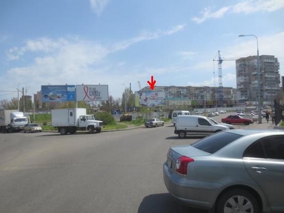 Фото рекламной плоскости по адресу Средняя ул. №83-в угол Балковской А