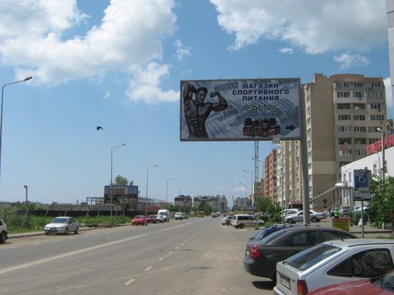 Фото рекламної площини за адресою Сахарова №36 А