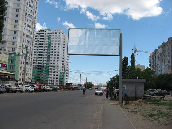 Фото рекламної площини за адресою Бочарова №65/69 А