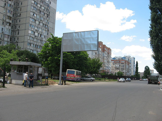 Фото рекламной плоскости по адресу Бочарова №65/69 В