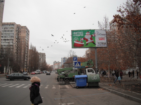 Фото рекламной плоскости по адресу Бочарова №41 А