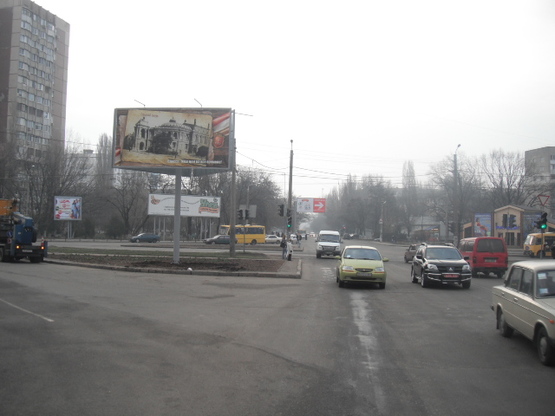 Фото рекламной плоскости по адресу Заболотного пр-т Добровольского С